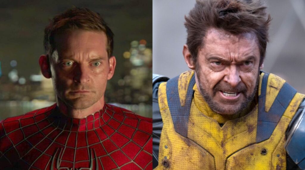 Tobey Maguire's Spider-Man and Hugh Jackman's Wolverine (Image: Marvel)