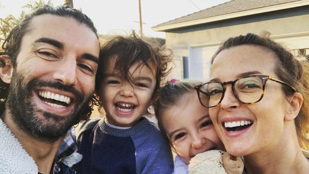 Justin Baldoni And Emily Baldoni with their kids