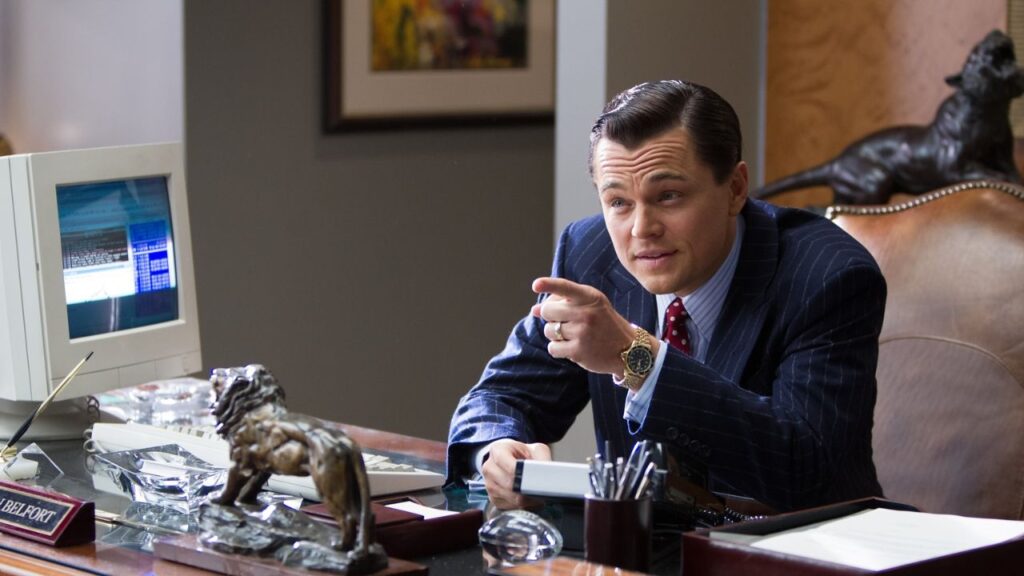 Leonardo DiCaprio in 'The Wolf of Wall Street' (2013) (Image: Paramount Pictures)