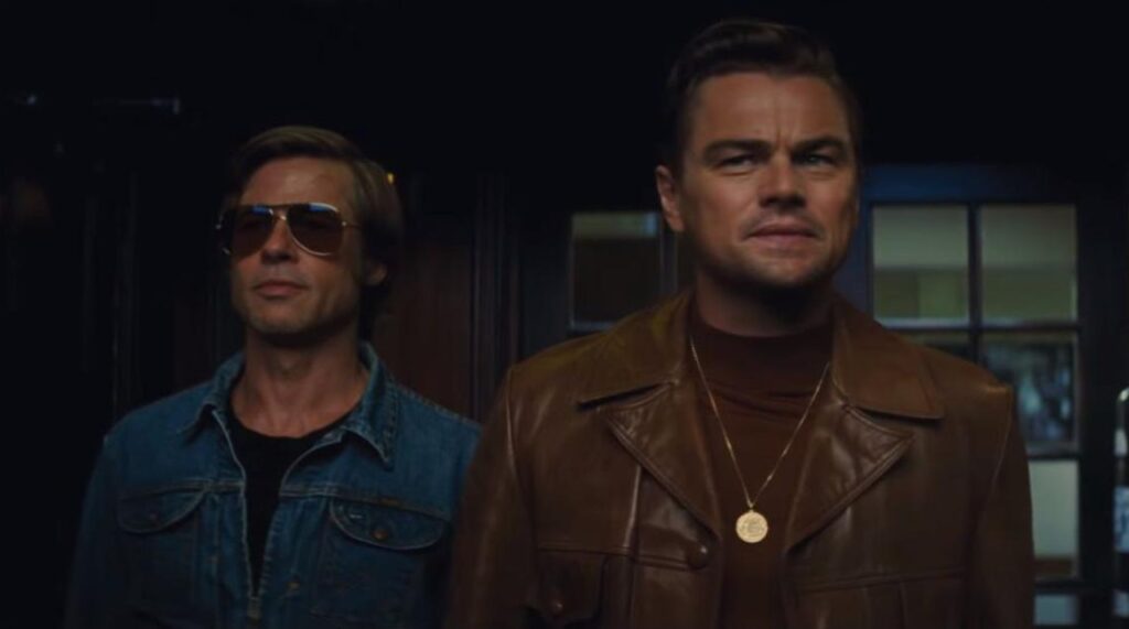Brad Pitt and DiCaprio in 'Once upon a time in Hollywood' (Image: Sony)