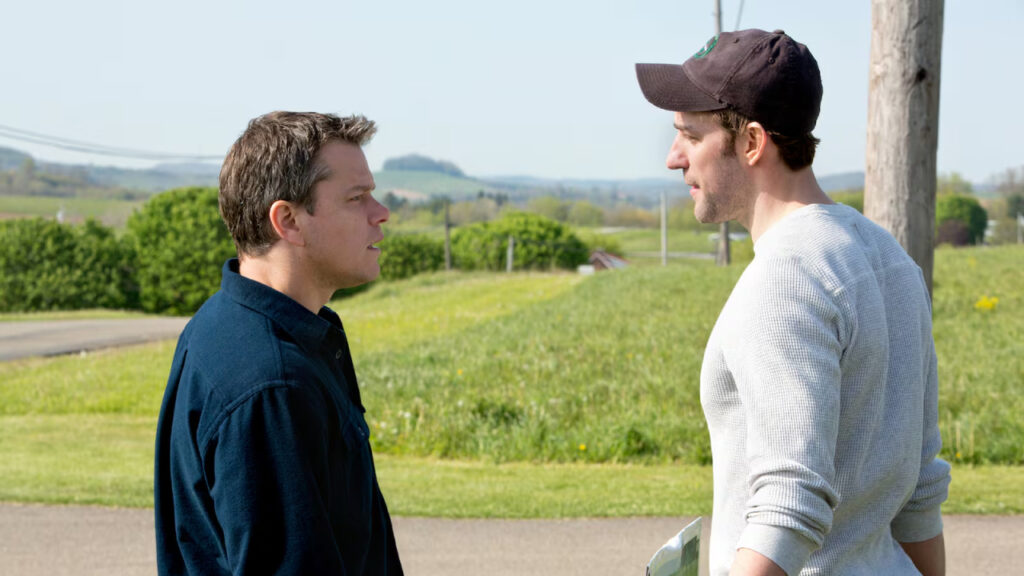 Matt Damon and John Krasinski