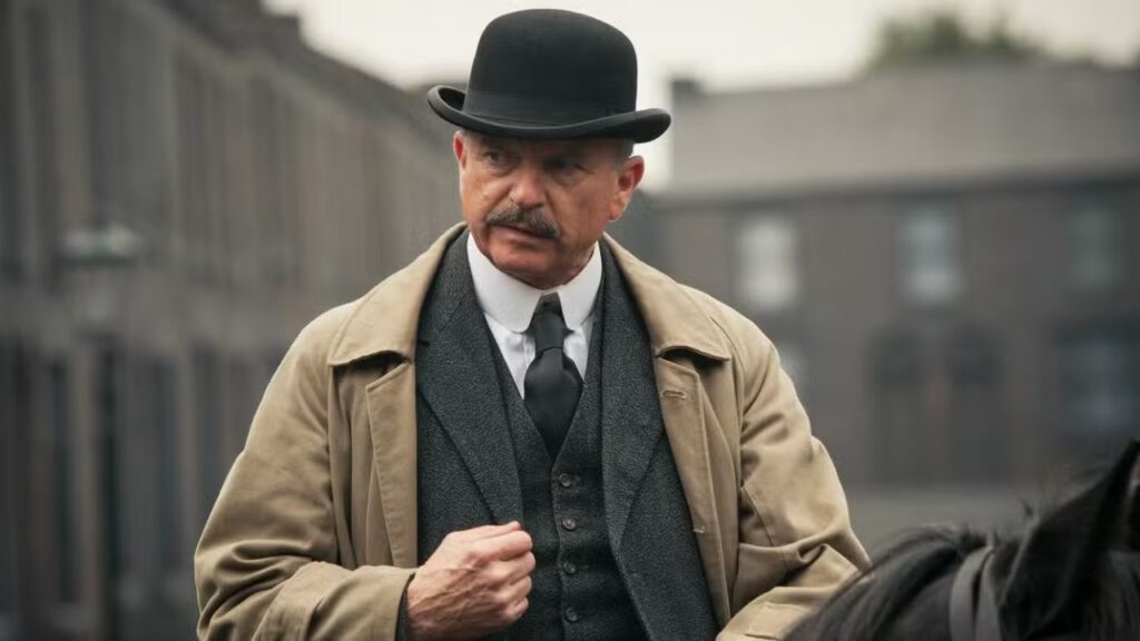 Sam Neill as Major Chester Campbell in 'Peaky Blinders' (Image: BBC)