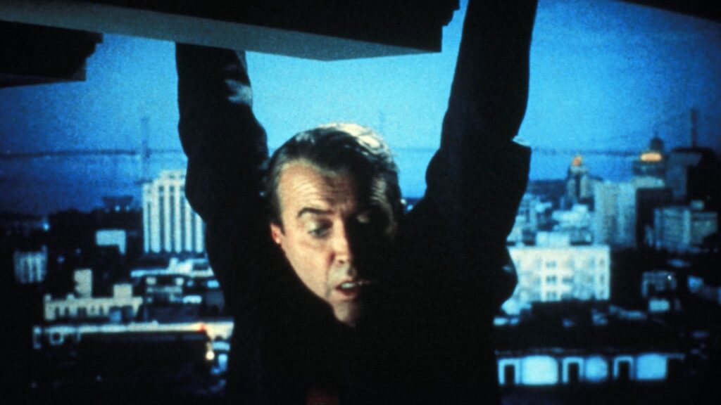 James Stewart in Alfred Hitchcock's 'Vertigo' (Image: Paramount Pictures)
