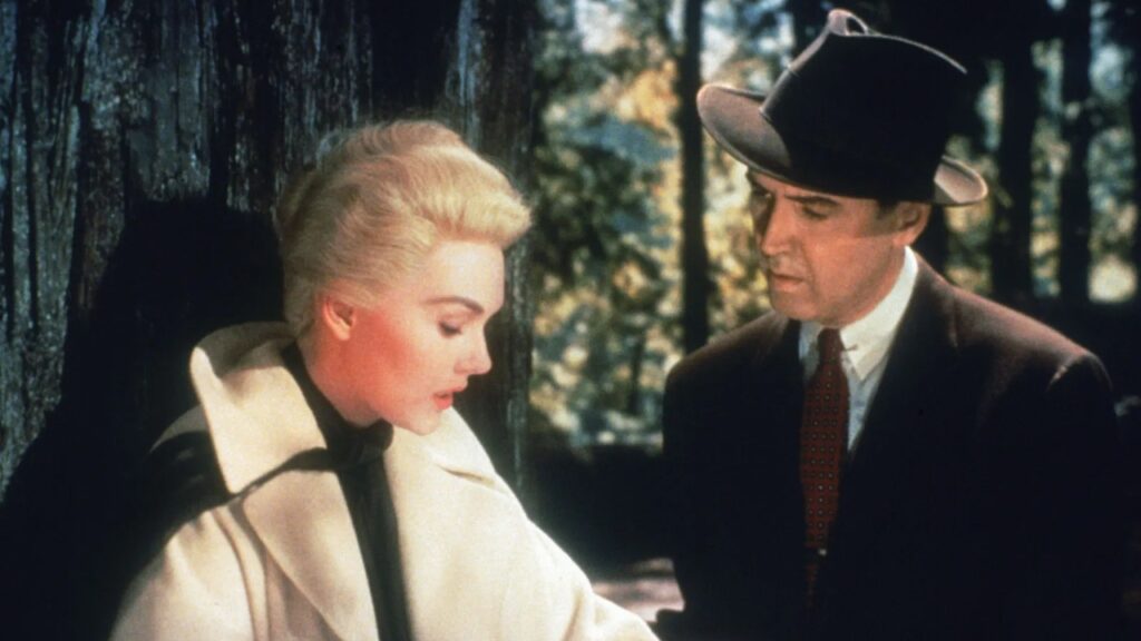 James Stewart in Alfred Hitchcock's 'Vertigo' (Image: Paramount Pictures)