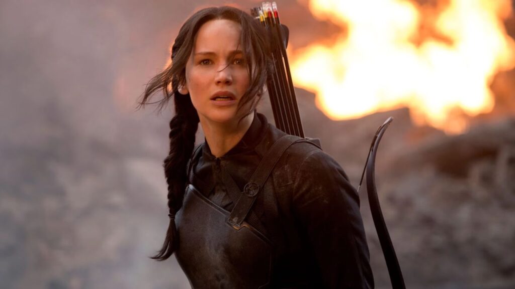 Jennifer Lawrence in 'The Hunger Games' franchise (Image: Lionsgate)