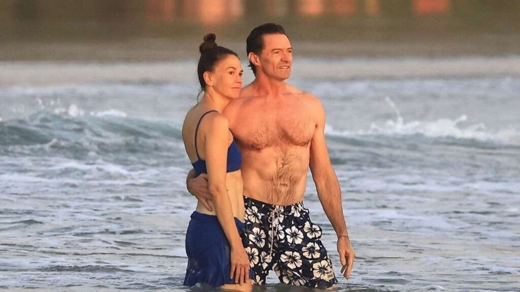 Hugh Jackman And Sutton Foster in Costa Rica