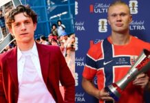 Tom Holland Reveals The “Humbling” Yet Hilarious Story Of Being Ghosted By Erling Haaland Tom Holland and Erling Haaland (Image: Instagram @tomholland2013, Erling)