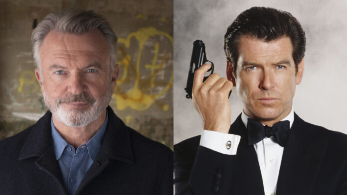 Sam Neill and Pierce Brosnan Sam Neill and Pierce Brosnan