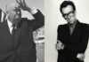 Alfred Hitchcock and Elvis Costello (Image: ArtPhoto Limited)