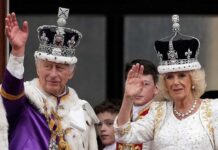 King Charles and Queen Camilla at the Clarence House
