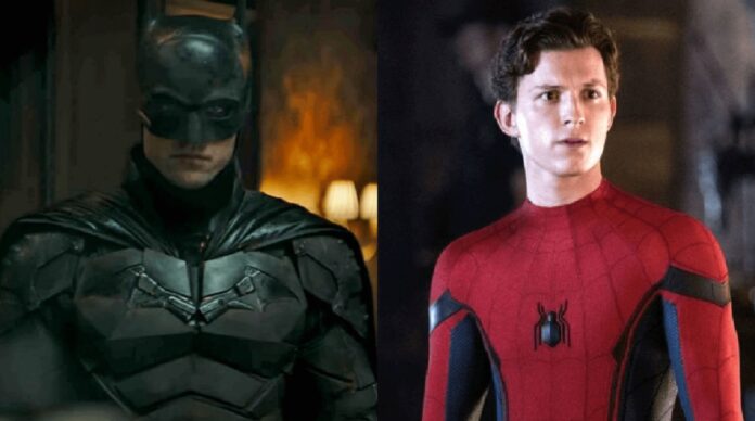 Pattinson's Batman and Holland's Spider-Man (Image: Marvel, Warner Bros) Pattinson's Batman and Holland's Spider-Man (Image: Marvel, Warner Bros)