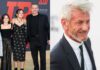 Matt Damon with three daughters, Sean Penn