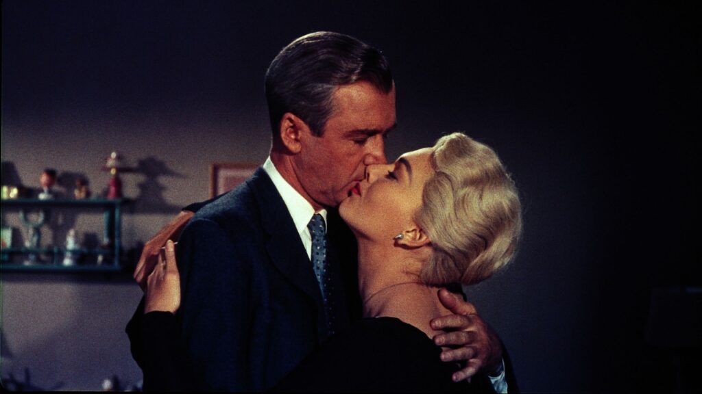 Kim Novak and James Stewart in 'Vertigo' (Image: Paramount Pictures)