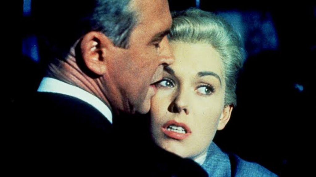 Kim Novak and James Stewart in 'Vertigo' (Image: Paramount Pictures)