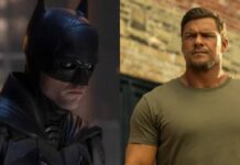 Batman and Alan Ritchson in 'Reacher' (Image: Amazon, Warner Bros)