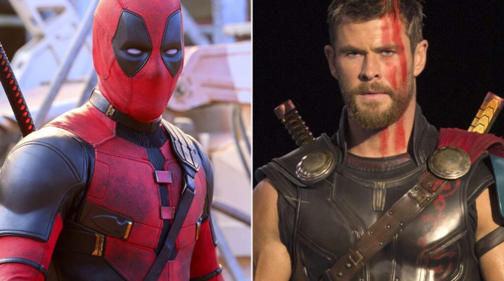 Deadpool and Thor (Image: Marvel)