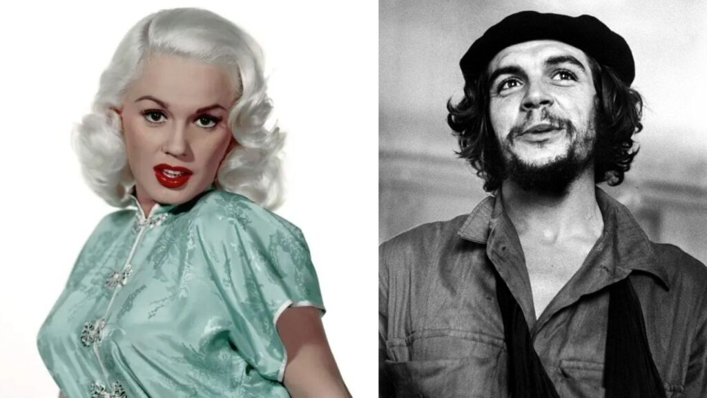 Mamie Van Doren with Che Guevara (Image: Variety, LIFE)