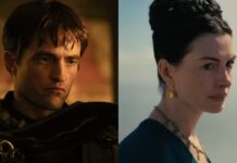 Robert Pattinson and Anne Hathaway in 'The Odyssey' (Image: Universal Pictures)