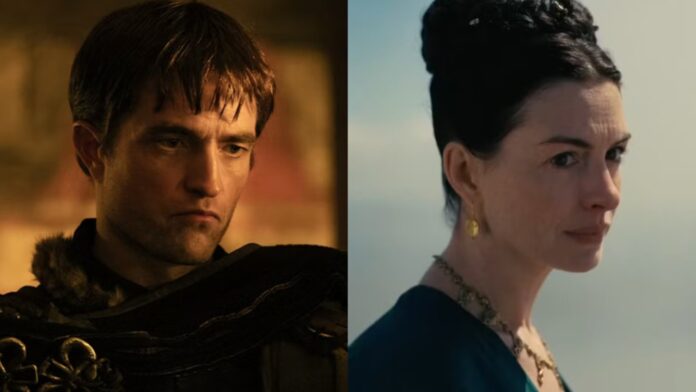 Robert Pattinson and Anne Hathaway in 'The Odyssey' (Image: Universal Pictures) Robert Pattinson and Anne Hathaway in 'The Odyssey' (Image: Universal Pictures)
