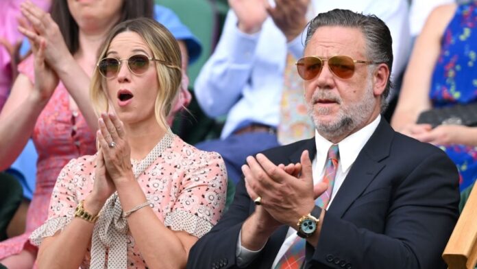 Russell Crowe and Britney Theriot Russell Crowe and Britney Theriot