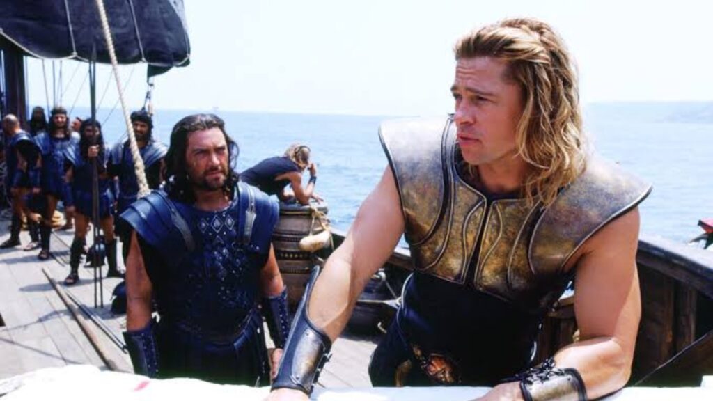 Brad Pitt in 'Troy' (Image: Warner Bros.)