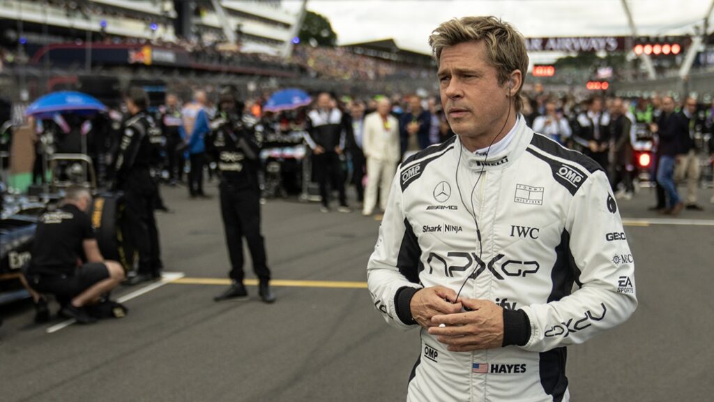 Brad Pitt in 'F1' movie (Image: Apple Studios)