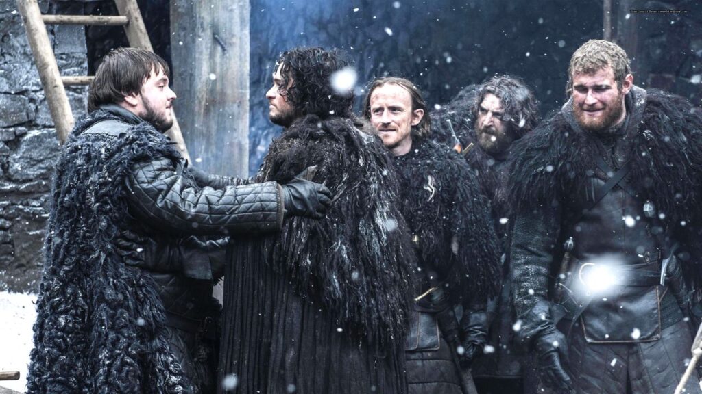 A still of the Night's Watch in 'Game of Thrones' (Image: HBO)