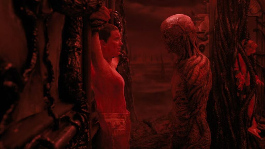 Eleven and Vecna in 'Stranger Things' (Image: Netflix)
