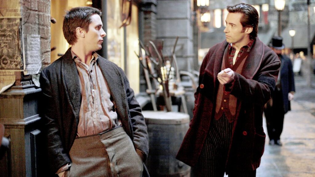 Christian Bale and Hugh Jackman in 'The Prestige' (Image: Buena Vista Pictures)