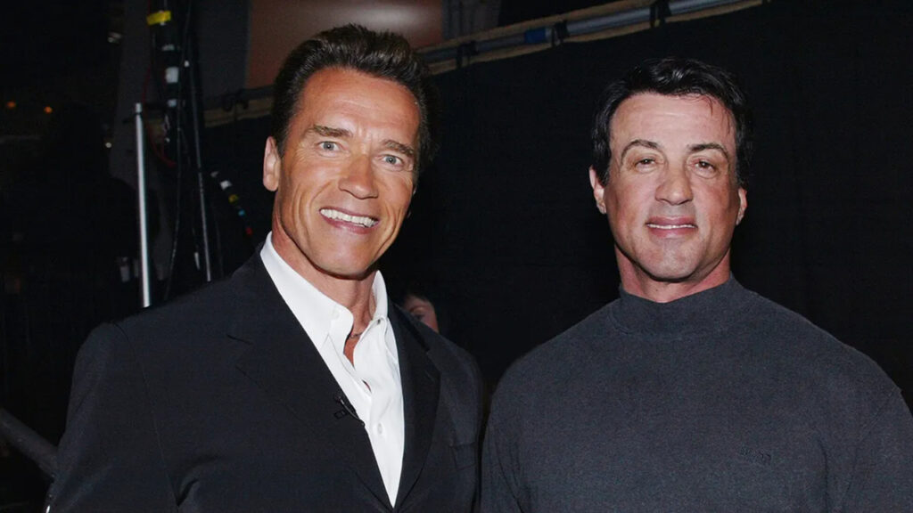 Arnold Schwarzenegger and Sylvester Stallone