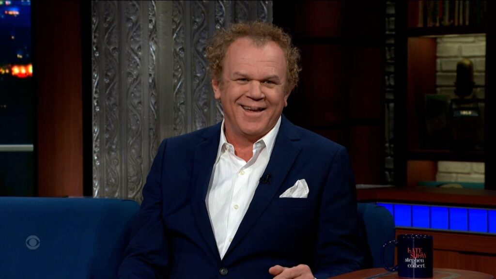 John C. Reilly in 'The Late Show with Stephen Colbert' (Image: CBS)