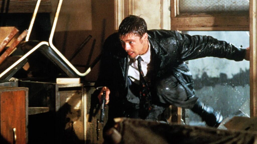 Brad Pitt in 'Se7en' (Image: New Line Cinema)