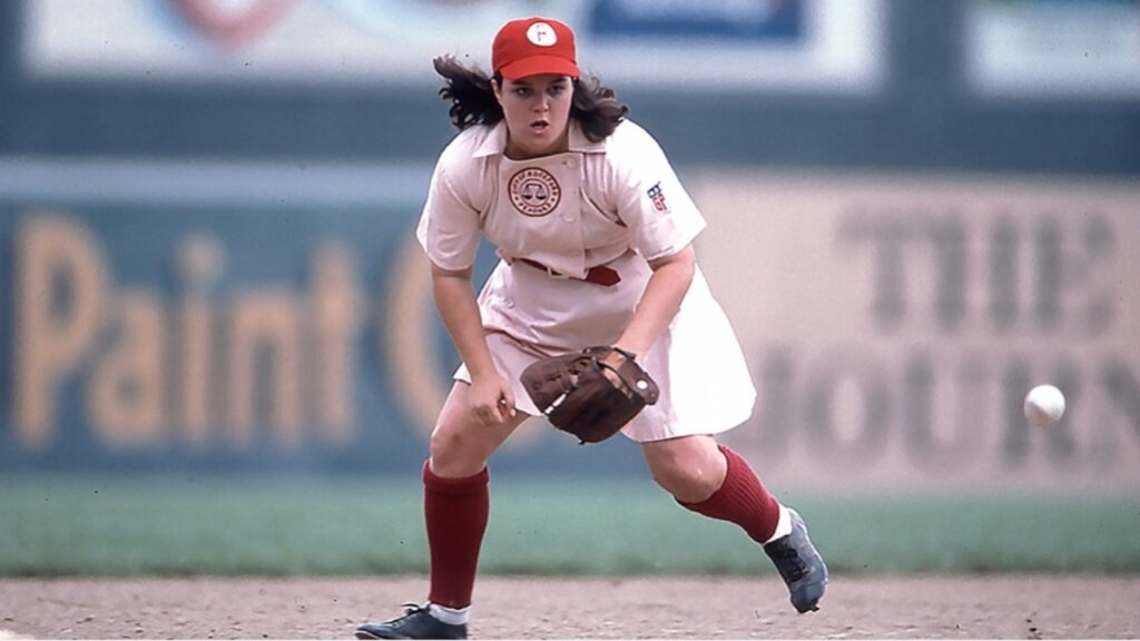 Rosie O'Donnell in 'A League of Their Own' (Image: Sony Pictures)