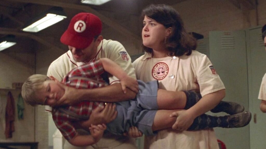 Rosie O'Donnell in 'A League of Their Own' (Image: Sony Pictures)