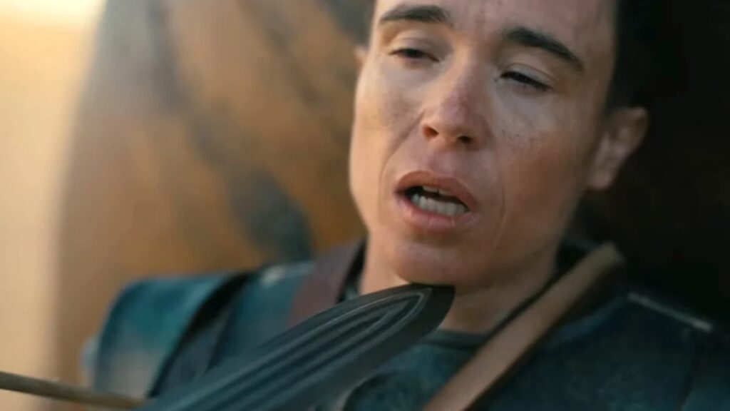Elliot Page as Sinon in 'The Odyssey'