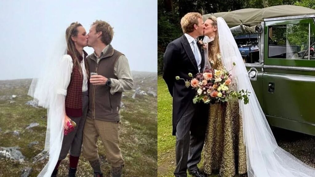 Bryony Daniels with her husband