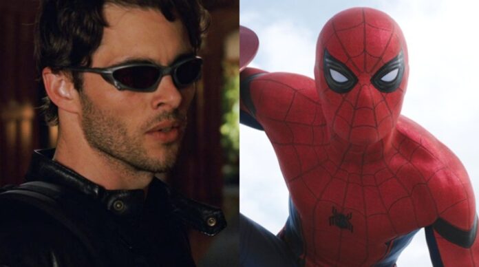 James Marsden as Cyclops and Tom Holland as Spider-Man (Image: Marvel, Fox)
