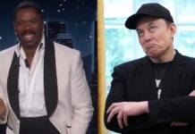 Colman Domingo and Elon Musk (Image: YouTube/Jimmy Kimmel Live and Vanity Fair)