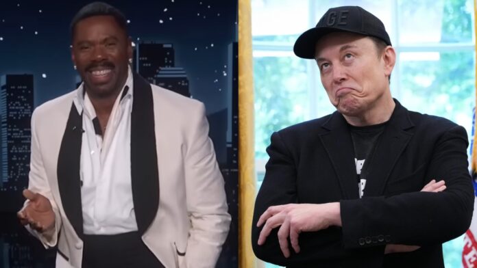 Colman Domingo and Elon Musk (Image: YouTube/Jimmy Kimmel Live and Vanity Fair) Colman Domingo and Elon Musk (Image: YouTube/Jimmy Kimmel Live and Vanity Fair)