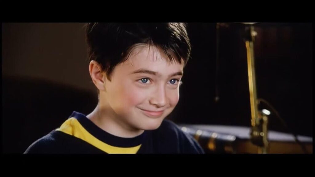 Daniel Radcliffe during the screen test for 'Harry Potter'