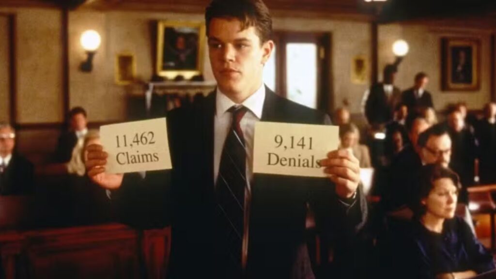Matt Damon in 'The Rainmaker' (Image: Paramount Pictures)
