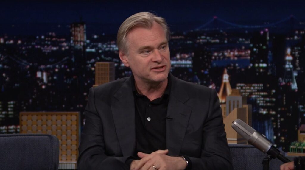 Christopher Nolan on the Jimmy Fallon show (Image: NBC)