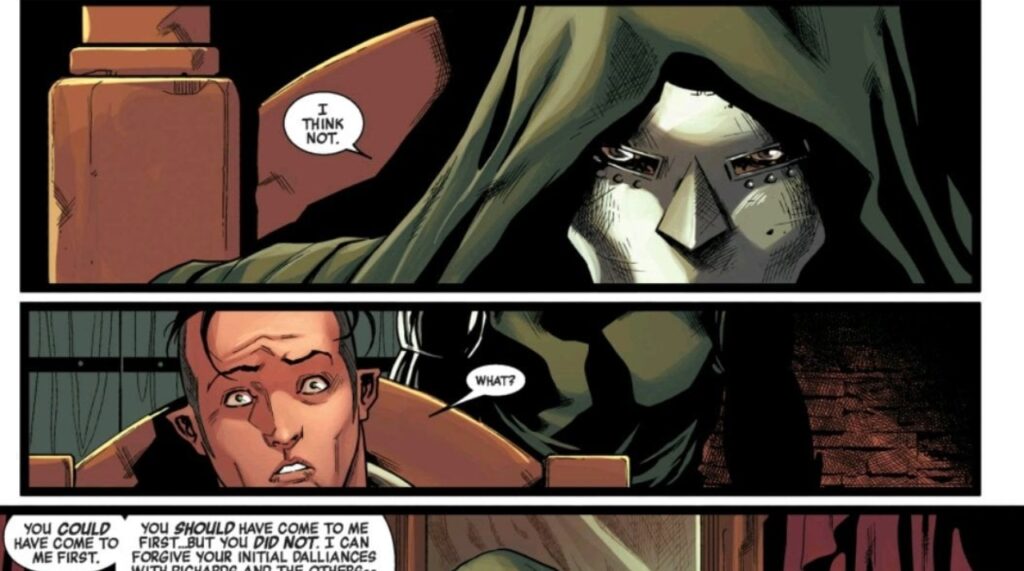 Doom and Namor in the comics (Image: Marvel)