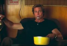 Ever Wonder Why Brad Pitt Is Always Eating in Films? Here’s the Real Reason Brad Pitt eating in 'Once Upon a Time in Hollywood (Image: Columbia Pictures)
