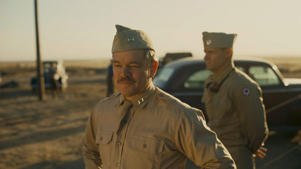 Matt Damon in 'Oppenheimer' (Image: Universal Pictures)