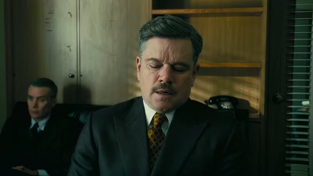 Matt Damon in 'Oppenheimer' (Image: Universal Pictures)