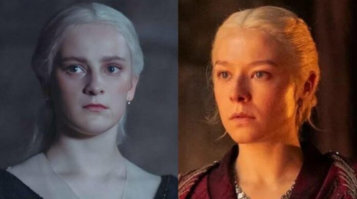 Haelaena and Rhaenyra in 'House of the Dragon' (Image: HBO)