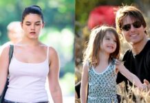 Suri Cruise, Tom Cruise (Image: Page Six, Yahoo)