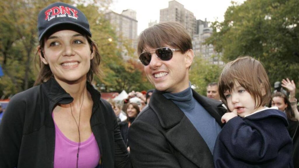 Katie Holmes, Tom Cruise, and Suri Cruise