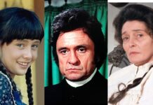 10 Actors You Forgot Were On The Original ‘Little House On The Prairie’ Shannen Doherty, Johnny Cash, Patricia Neal in Little House on the Prairie (Image: NBC)
